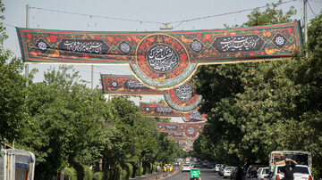 شیراز در سوگ محرم سیدالشهدا(ع) سیاه‌پوش شد