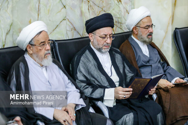سالگرد شهدای جنگ ۱۲ روزه و بزرگداشت مرحوم آیت‌الله فیاض قم