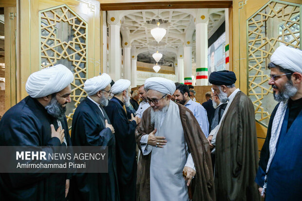 سالگرد شهدای جنگ ۱۲ روزه و بزرگداشت مرحوم آیت‌الله فیاض قم