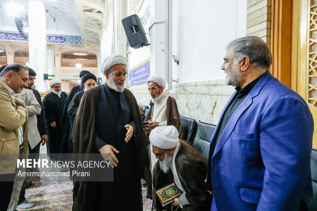 سالگرد شهدای جنگ ۱۲ روزه و بزرگداشت مرحوم آیت‌الله فیاض قم