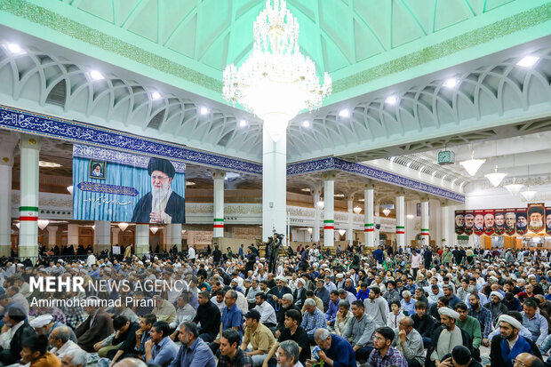سالگرد شهدای جنگ ۱۲ روزه و بزرگداشت مرحوم آیت‌الله فیاض قم