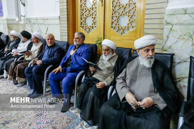 سالگرد شهدای جنگ ۱۲ روزه و بزرگداشت مرحوم آیت‌الله فیاض قم
