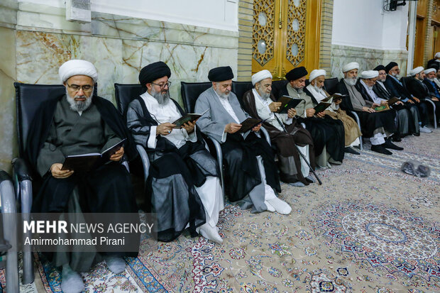 سالگرد شهدای جنگ ۱۲ روزه و بزرگداشت مرحوم آیت‌الله فیاض قم