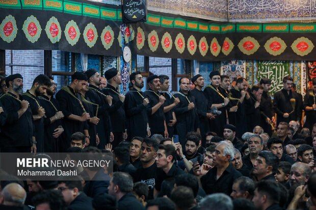 آیین سنتی طشت گذاری مسجد جامع اردبیل