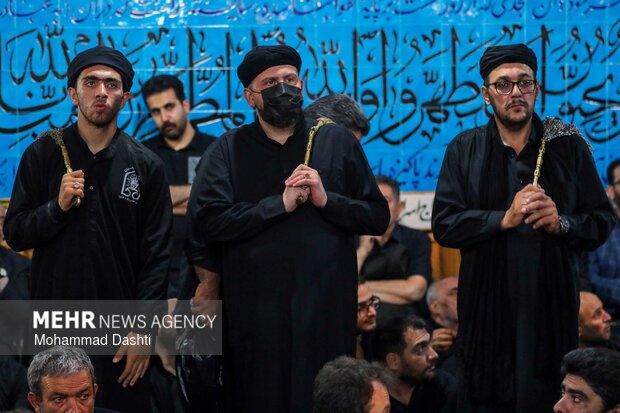 آیین سنتی طشت گذاری مسجد جامع اردبیل