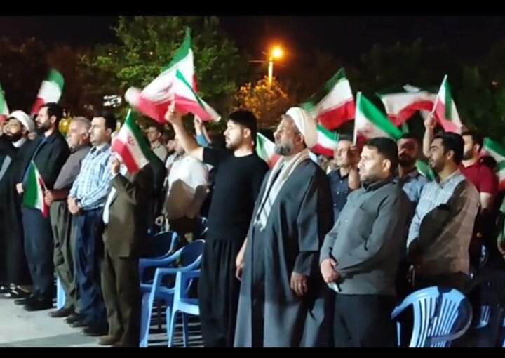 طنین صدای ولایتمداران مریوان در شب‌های اقتدار