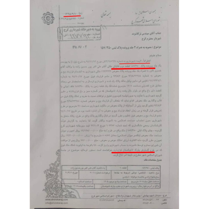 شورای شهر کرج بر سر دو راهی حفظ پارک تاجیکستان یا انتقال سینما هجرت