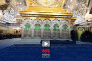 مراسم تعویض پوشش ضریح مطهر امام حسین(ع)