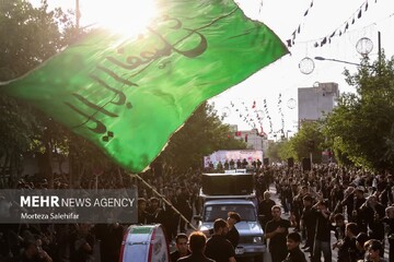 همدان یکپارچه در غم سومین روز شهادت سیدالشهدا(ع)