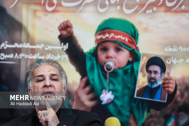 نشست خبری دبیر مجمع جهانی حضرت علی اصغر (ع)
