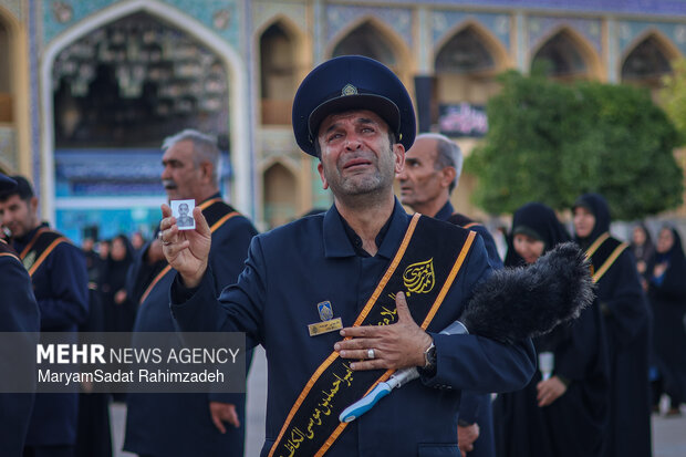 آئین سیاهپوشان حرم مطهر شاهچراغ (ع)