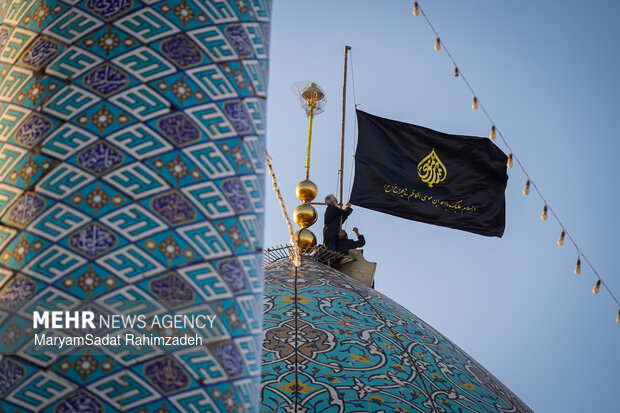 آئین سیاهپوشان حرم مطهر شاهچراغ (ع)