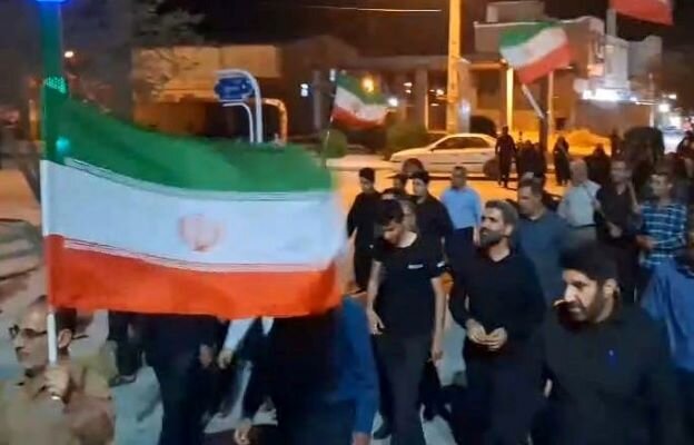 راهپیمایی شبانه مردم انقلابی آبدان