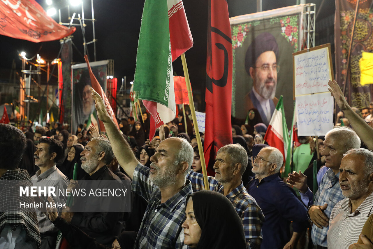 صد و سیو پنجمین اجتماع دفاع از وطن در گوهردشت کرج برگزار شد