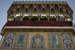 سینه زنی و دودمه به لهجه محلی استان قزوین در حرم امام رضا(ع)