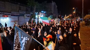 شور حسینی مردم انقلابی نکا