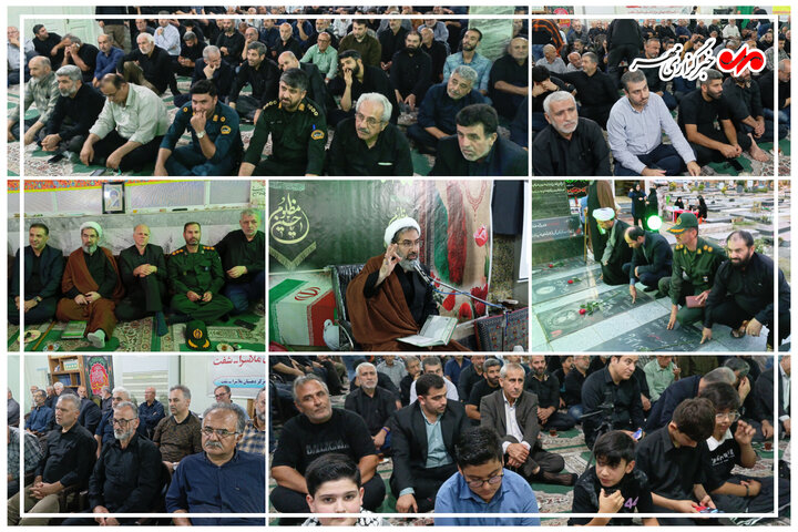 شفتی ها با مهر از حضور خود در یادواره شهدا می گویند