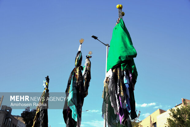مراسم سنتی علم بندان در بیرجند