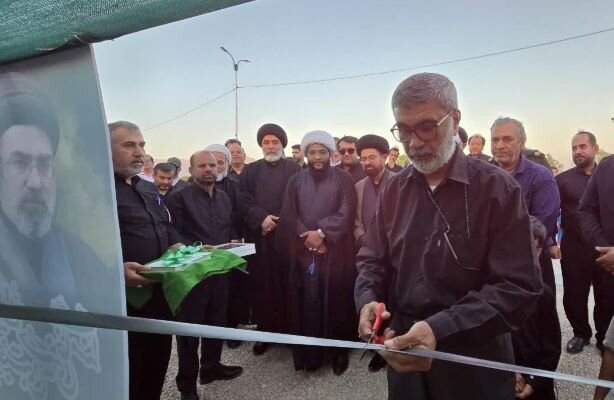 نمایشگاه فرهنگی و مذهبی «سوگ سرخ» در بنک افتتاح شد