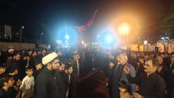 عزاداری مردم چرام در تجمع صد و هشتم