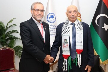 إيران وليبيا تُشددان على تطوير العلاقات البرلمانية