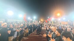 عزاداری مردم چرام در شب سوم محرم
