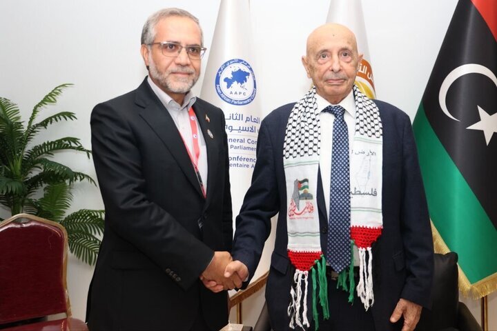 إيران وليبيا تُشددان على تطوير العلاقات البرلمانية