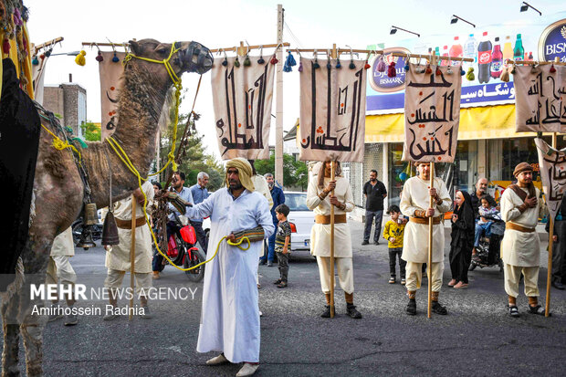 حرکت نمادین کاروان نینوا در بیرجند
