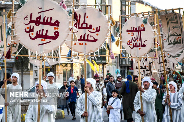 حرکت نمادین کاروان نینوا در بیرجند
