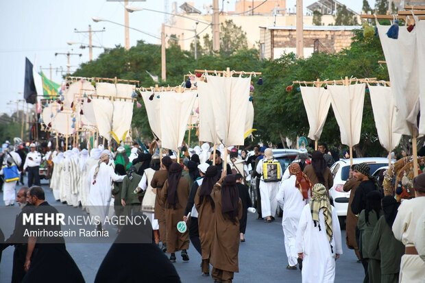 حرکت نمادین کاروان نینوا در بیرجند
