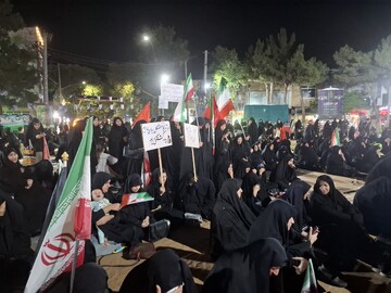 تجمع مردمی همراه با عزاداری شب چهارم محرم در هیئت رضویه گلپایگان