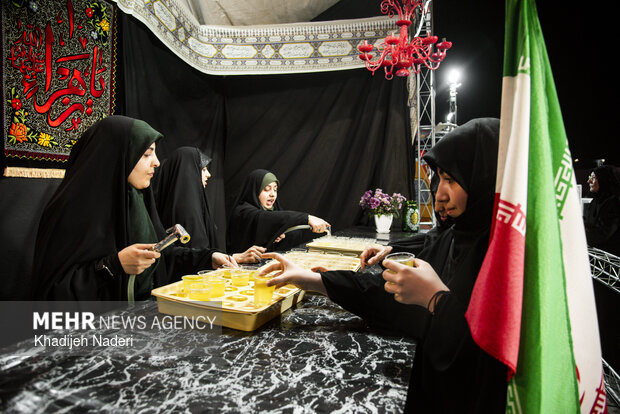 عزاداری دهه اول محرم در مجتمع فرهنگی باران