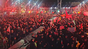 آیین دمام زنی در صد و چهاردهمین تجمع شبانه مردم رشت