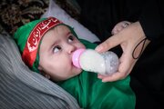 آغاز اجتماع شیرخوارگان حسینی در حرم مطهر رضوی