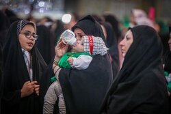 مراسم «شیرخوارگان حسینی» در حرم مطهر امام رضا(ع)