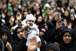 مراسم شیرخوارگان حسینی در رامیان برگزار شد
