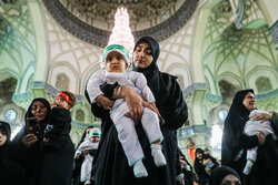 مراسم شیرخوارگان حسینی در حرم عبدالعظیم حسنی(ع)