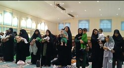 برگزاری مراسم شیرخوارگان حسینی در مارگون