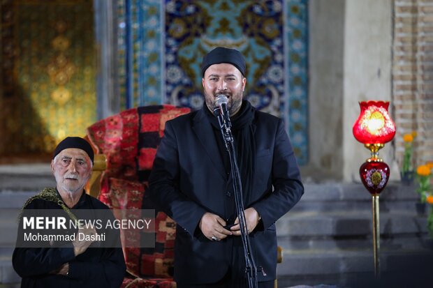 عزاداری شب چهارم محرم در بقعه شیخ جبرائیل کلخوران اردبیل