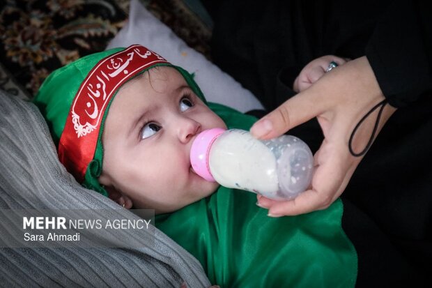 آغاز اجتماع شیرخوارگان حسینی در حرم مطهر رضوی