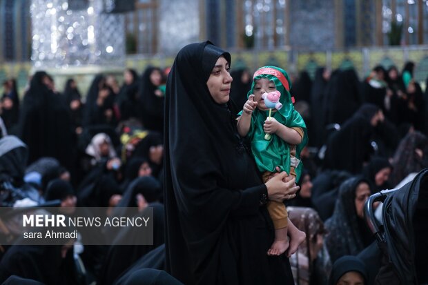 اجتماع شیرخوارگان حسینی در حرم مطهر رضوی