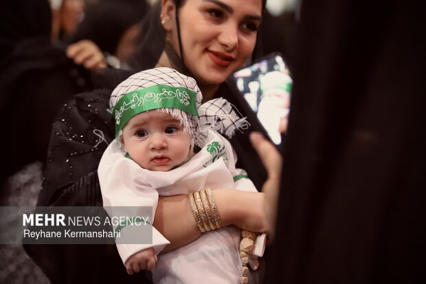 همایش شیرخوارگان حسینی در حرم موسی بن جعفر