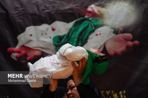 لالایی عاشورایی مادران ارومیه به یاد طفل شش ماهه دشت کربلا