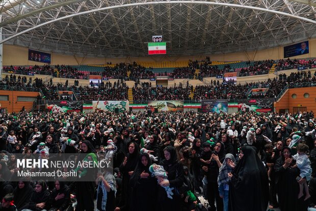 مراسم «شیرخوارگان حسینی» در اردبیل