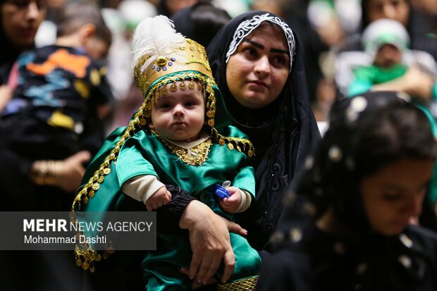 مراسم «شیرخوارگان حسینی» در اردبیل