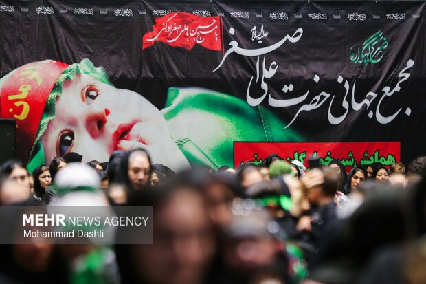 مراسم «شیرخوارگان حسینی» در اردبیل