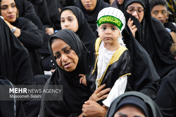 مراسم «شیرخوارگان حسینی» در بندرعباس