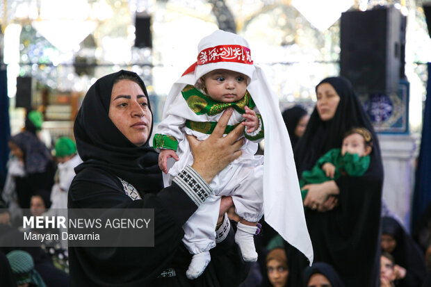 مراسم شیرخوارگان حسینی در بجنورد