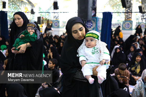 مراسم شیرخوارگان حسینی در بجنورد