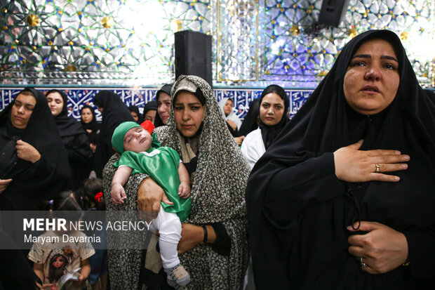 مراسم شیرخوارگان حسینی در بجنورد
